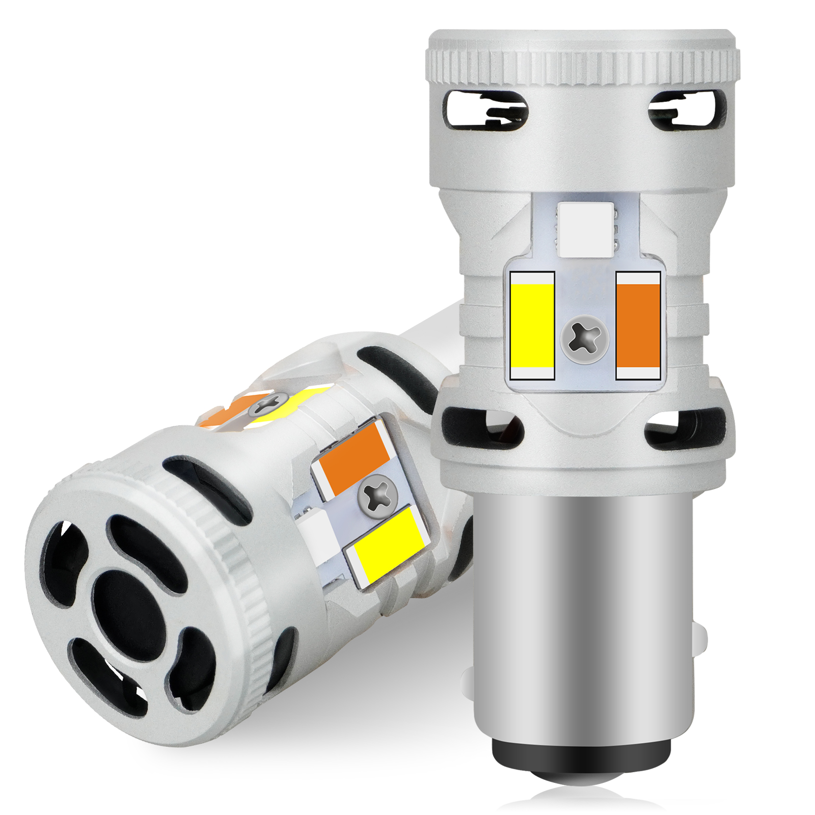 PL-P9 Pro Canbus LED Bulb BAY15D 8 CSP High Power
Dual Color