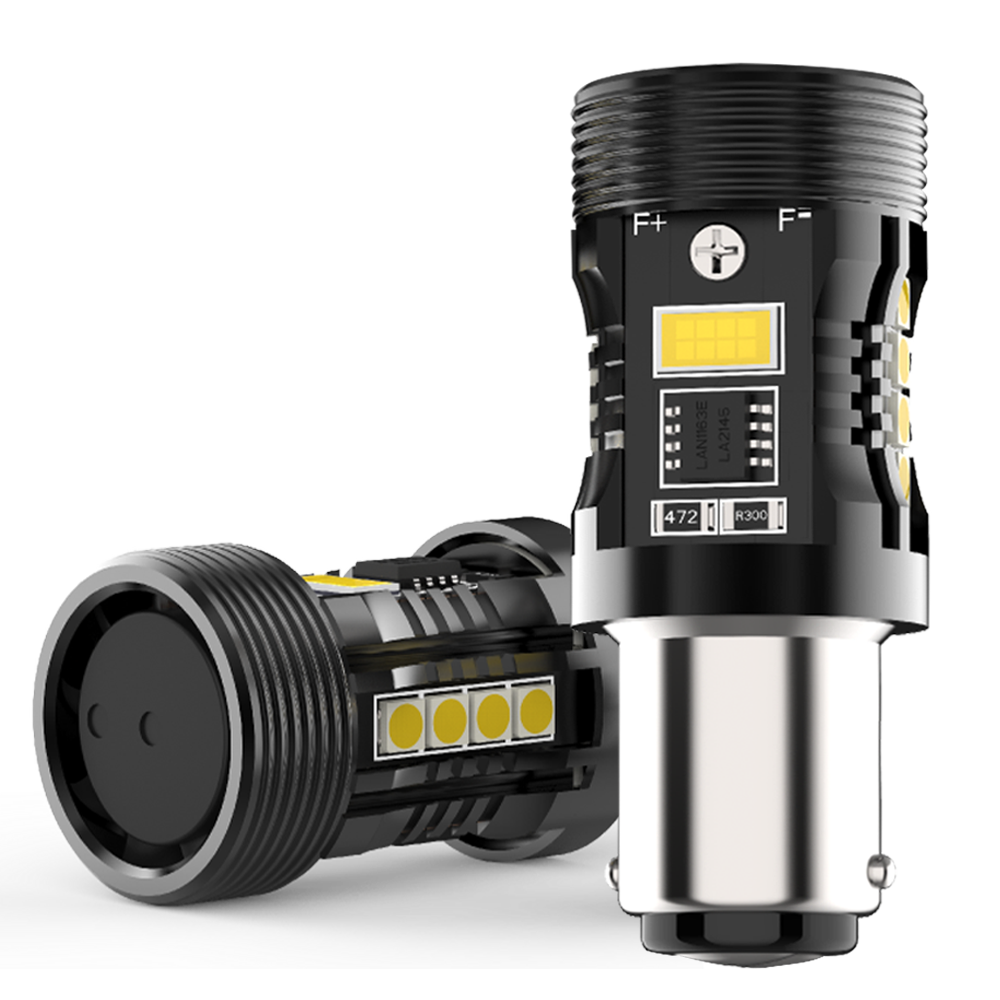 PL-P10 Pro LED Bulb BA15S/BAU15S/BAY15D 30W High Power                                    100% Canbus  Dual color