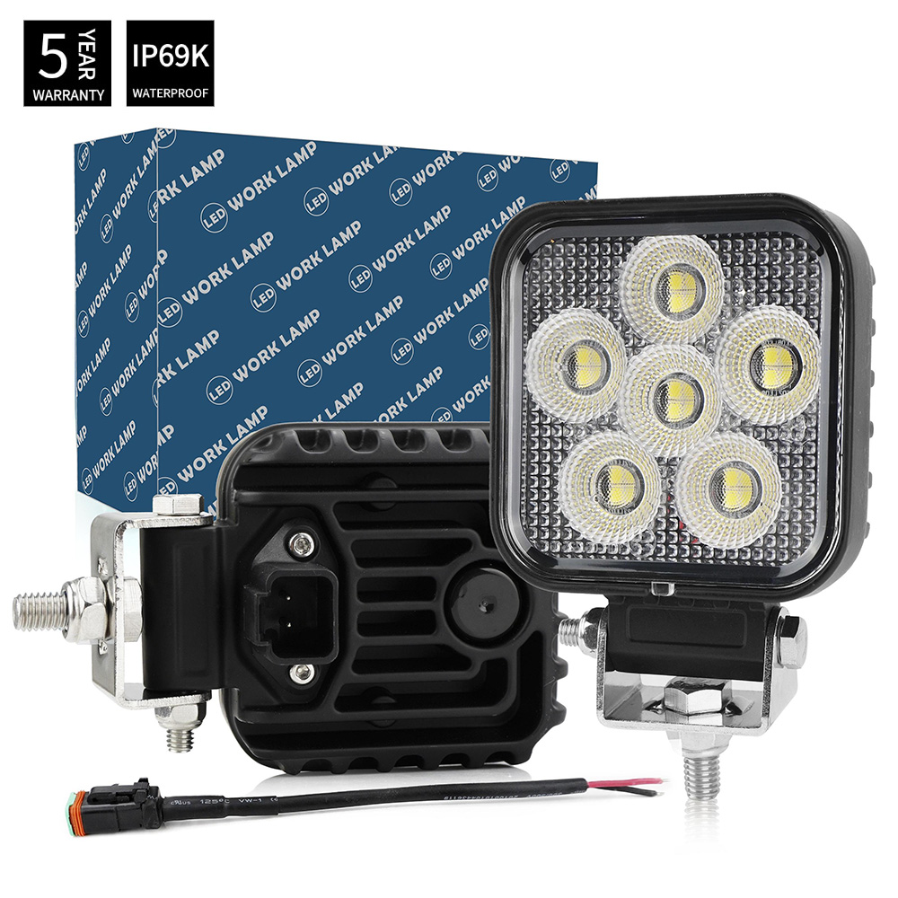 Premium 14G  3″ Compact Square 24W